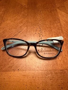 Tiffany & Co. Tortoiseshell Frames with Signature Blue Temples